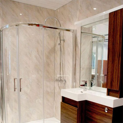 Pergamon Marble 1M x 2400mm Wet Wall Bathroom Wall Panels