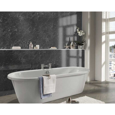 Black Marble 1M x 2400mm Wet Wall Bathroom Wall Panels