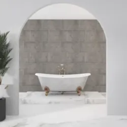 Concrete Grey Cutline 8mm Shower wall panels wet wall panels