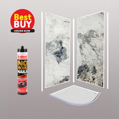 Pendora Wet Wall Shower wall kit 10MM Thick 1M Wide  save 10% OFF.
