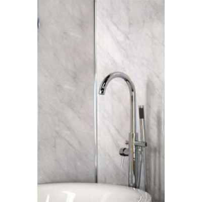 1 x Grey Marble wet wall panel  250MM Wide 5MM thick ........................
