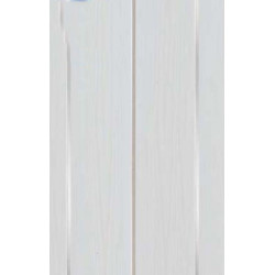 1 x White Gloss Silver 2 Strip 250mm x 2700mm x 5mm PVC Wet Wall Panel