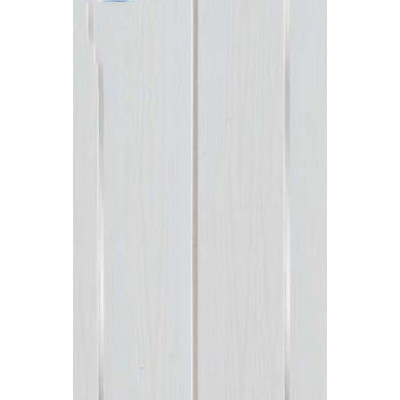 1 x White Gloss Silver 2 Strip 250mm x 2700mm x 5mm PVC Wet Wall Panel