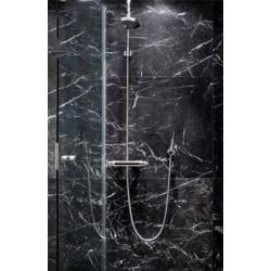 1 x black marble  wet wall  250mm x 2700mm x 8mm panel .................................