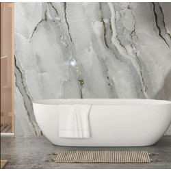 Gold Grey Marble 1M x 2.4m Wet Wall Bathroom Wall Panel...................