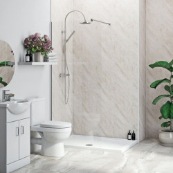 Pergamon Marble 1.2M x 2400mm Wet Wall Bathroom Wall Panel...................