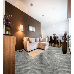 Dark Grey Oak Wood Vinyle Flooring Planks, 2.65 m2 With Free Under Layer
