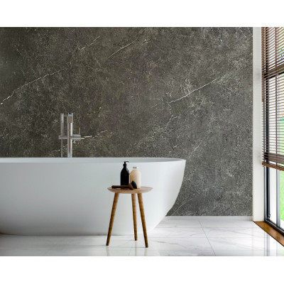 Black Quartz 1M x 2.4m Wet Wall Bathroom Wall Panel...................