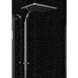 BLACK SPARKLE WET WALL 1MTR WIDE SHEET/ NO MORE TILES 16% OFF