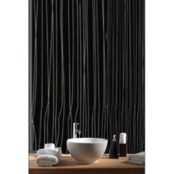 BLACK STRING WET WALL 1MTR LARGE/ NO MORE TILES/ 